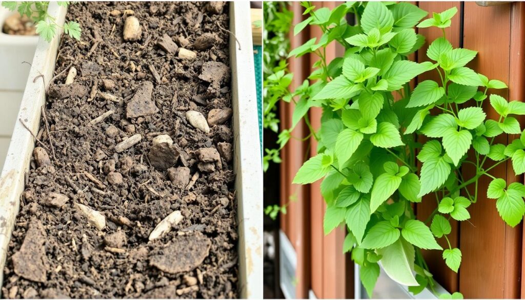 Close-up of common pest issues and solutions in gutter gardens Close-up of common pest issues and solutions in gutter gardens