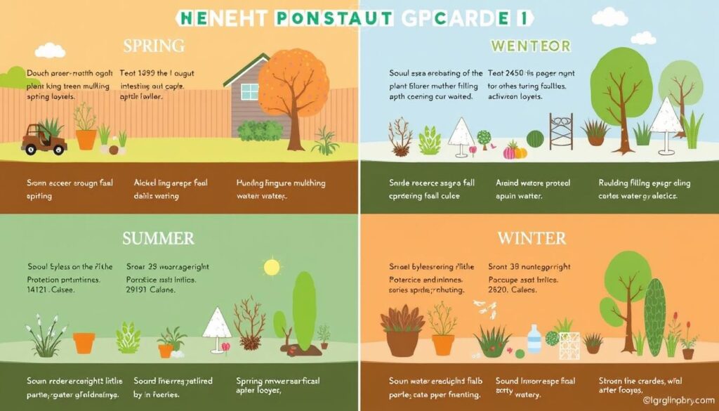 Seasonal adjustments for drought-resistant gardens throughout the year Seasonal adjustments for drought-resistant gardens throughout the year