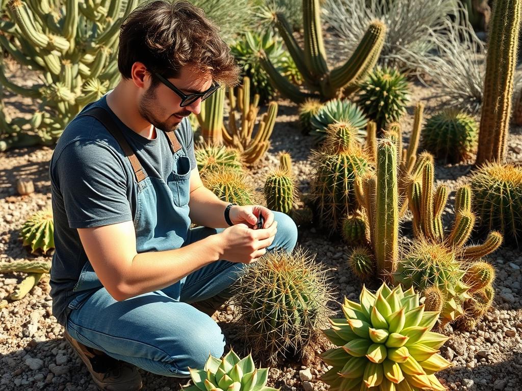 Seasonal care of succulents and cacti in a dry climate garden Seasonal care of succulents and cacti in a dry climate garden