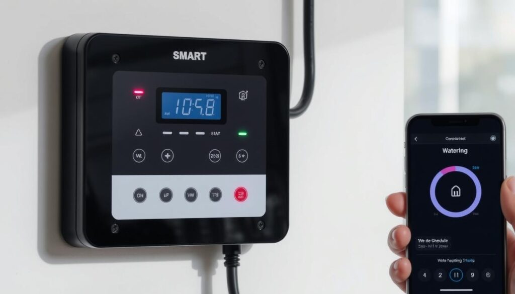 Smart watering system controller with smartphone app control for irrigation timers vs smart watering systems Smart watering system controller with smartphone app control for irrigation timers vs smart watering systems