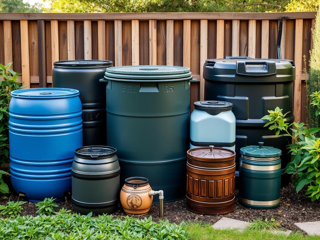 Various rainwater storage containers suitable for low-rainfall areas Various rainwater storage containers suitable for low-rainfall areas