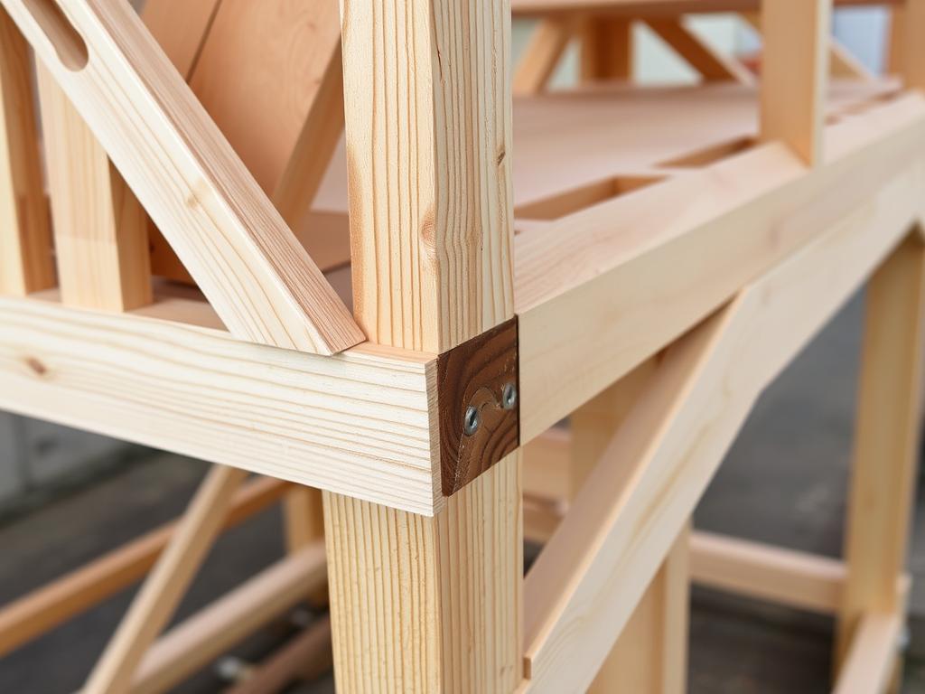 Wooden frame assembly for an inexpensive solar dehydrator showing the basic structure Wooden frame assembly for an inexpensive solar dehydrator showing the basic structure